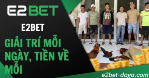 Đá Gà E2BET: Giải Trí Mỗi Ngày, Tiền Về Mỗi Tối
