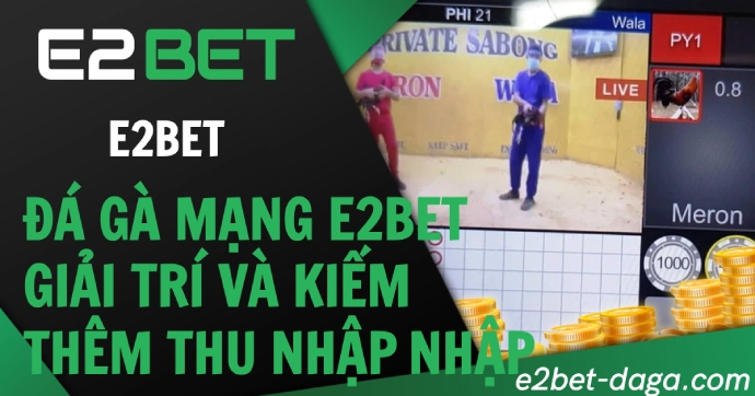Đá Gà Mạng E2BET: Giải Trí Và Kiếm Thêm Thu Nhập